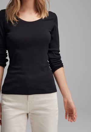 Maglietta a manica lunga - black