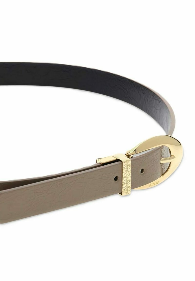 New GUESS Taupe Monogram Belt with Gold Logo Buckle Guess REVERSIBILE CON LOGO CHERYL M BW9358P6225 - Belt  main image 3