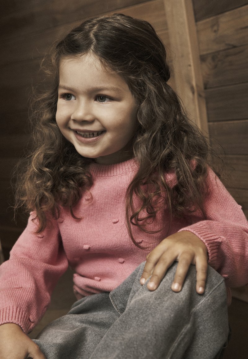 EN FANT WIDE FIT - Flared jeans - light grey denim