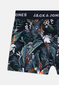Jack & Jones Junior JACBRADY FLOWER TRUNKS JNR 3 PACK  - Underbukse - sky captain/iceberg green/black