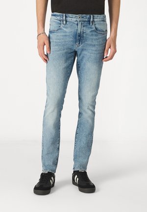 G-STAR, REVEND FWD SKINNY - Jeans Slim Fit - antique faded ripped icecap