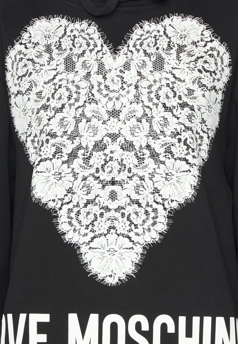 Damen Kleider | Love Moschino Sweatshirt black/schwarz - DB37825 Damen Kleider | Love Moschino Sweatshirt black/schwarz - DB37825