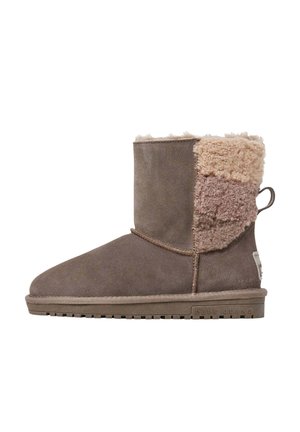 Winter boots - dark stone beige