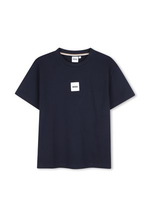 BOSS Kidswear, SHORT SLEEVES TEE-SHIRT KIDS TEENS - T-shirt print - bleu cargo