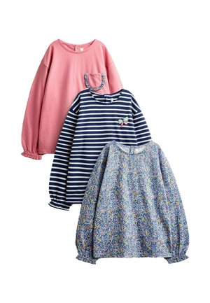 JoJo Maman Bébé, 3-PACK LONG SLEEVE T-SHIRTS - Langærmet T-shirt - navy blue