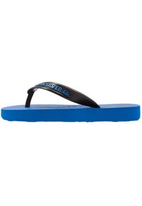 Quiksilver JAVA WORDMARK Tongs black/blue/bleu ZALANDO