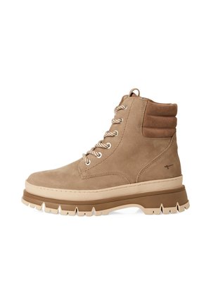 Tamaris ELEGANTE REMOVABLE SOCK - Bottines à plateau - taupe