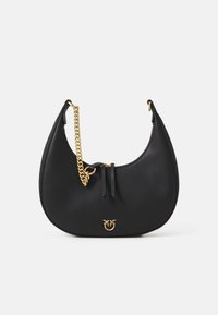 BRIOCHE HOBO CLASSIC - Rankinė per petį - nero/antique gold-coloured
