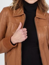 JCC Lederjacke - cognac