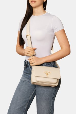 U.S. Polo Assn., U.S. POLO ASSN. - BORSA  - Umhängetasche - off white