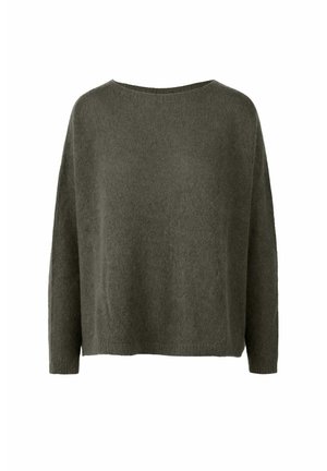 AUS NAHTLOSER  - Strickpullover - dark moss green