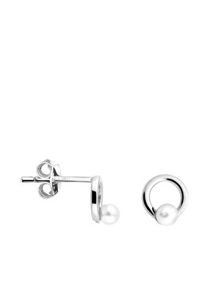 CIRCLE PEARL - Øreringe - silver coloured