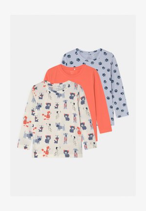NMNMODOG 3 PACK - T-shirt à manches longues - heather