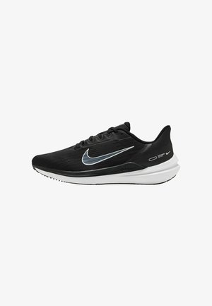 NIKE AIR WINFLO 9 - Neutral running shoes - black dark smoke grey white