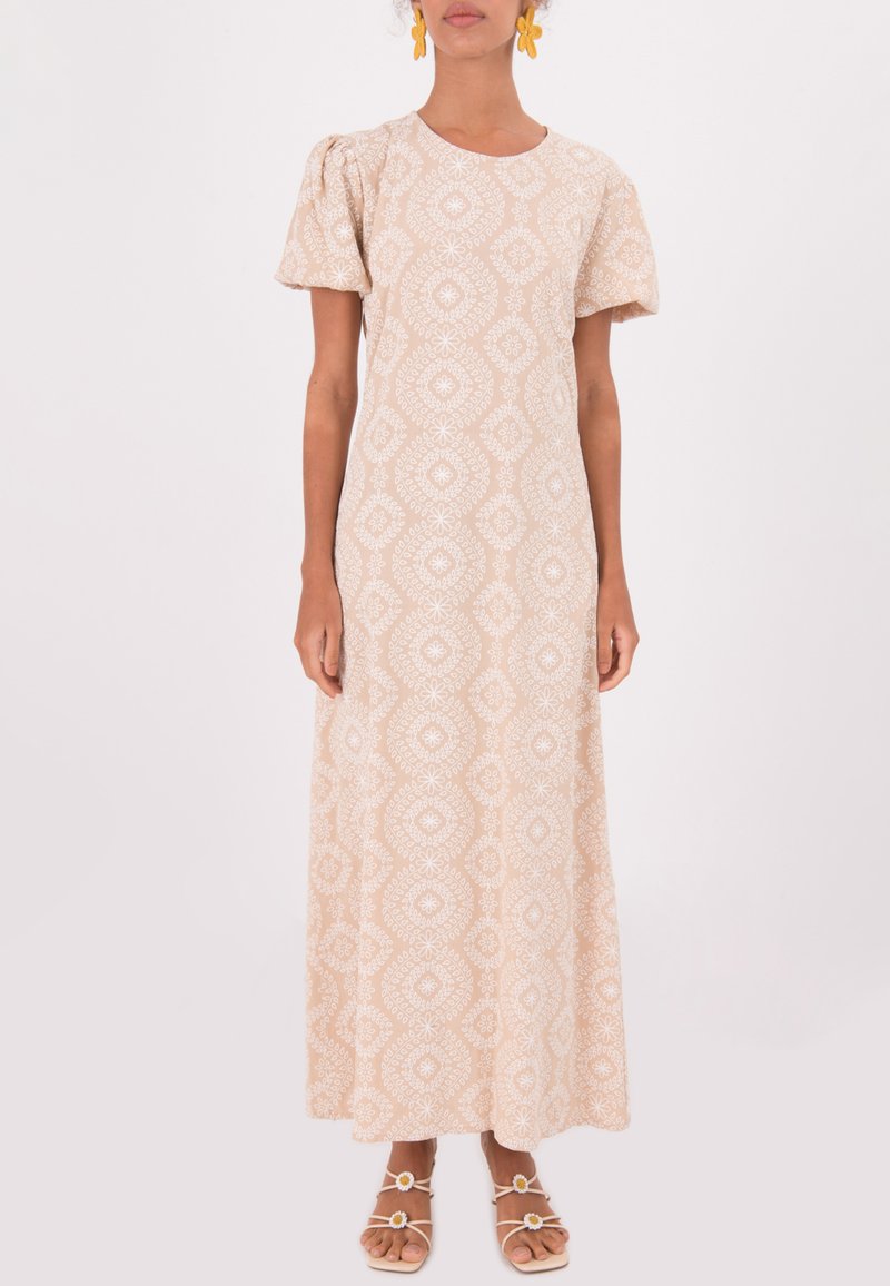 Damen Freizeitkleider | BSL HIEP Maxikleid beige - CU65992 Damen Freizeitkleider | BSL HIEP Maxikleid beige - CU65992
