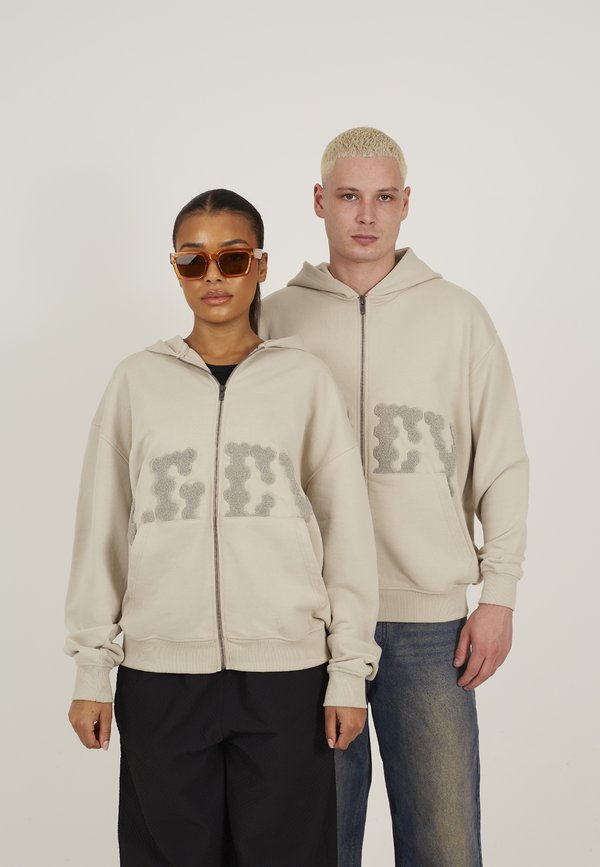 UNISEX - Zip-up sweatshirt - pumice beige3