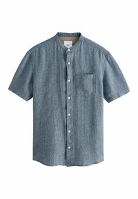 GRANDAD COLLAR FIT - SHORT SLEEVE - Camicia - navy blue