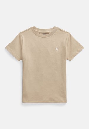 COTTON JERSEY CREWNECK TEE - Lihtne T-särk - classic khaki