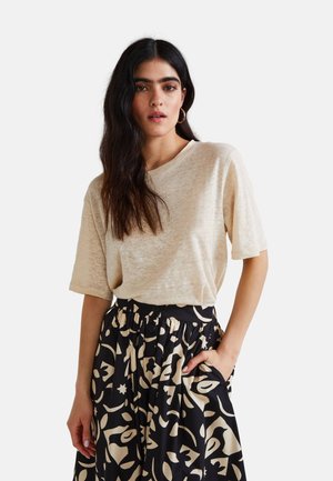 Monoprix OEKO-TEX - T-shirt basique - beige