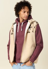 BONOBO Jeans ÄRMELLOSE MIT REISSVERSCHLUSS - Weste - ecru