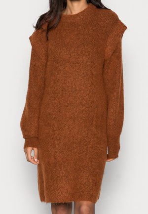 Strickkleid - copper
