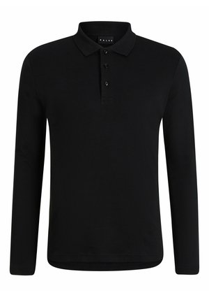 BASIC POLO SHIRT LONGSLEEVE - Poloshirt - black