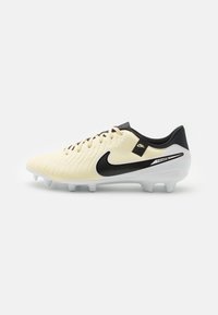 Nike Performance - TIEMPO LEGEND 10 ACADEMY FG/MG - Formēti futbola apavi ar radzēm - lemonade/black/metallic gold coin Miniatūras attēls 1