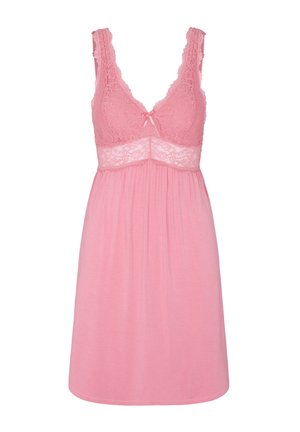 Hunkemöller, HUNKEMÖLLER NORA LACE SLIP DRESS - Nachthemd - pink
