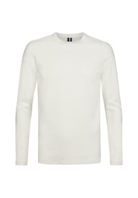 Langærmet T-shirt - off white