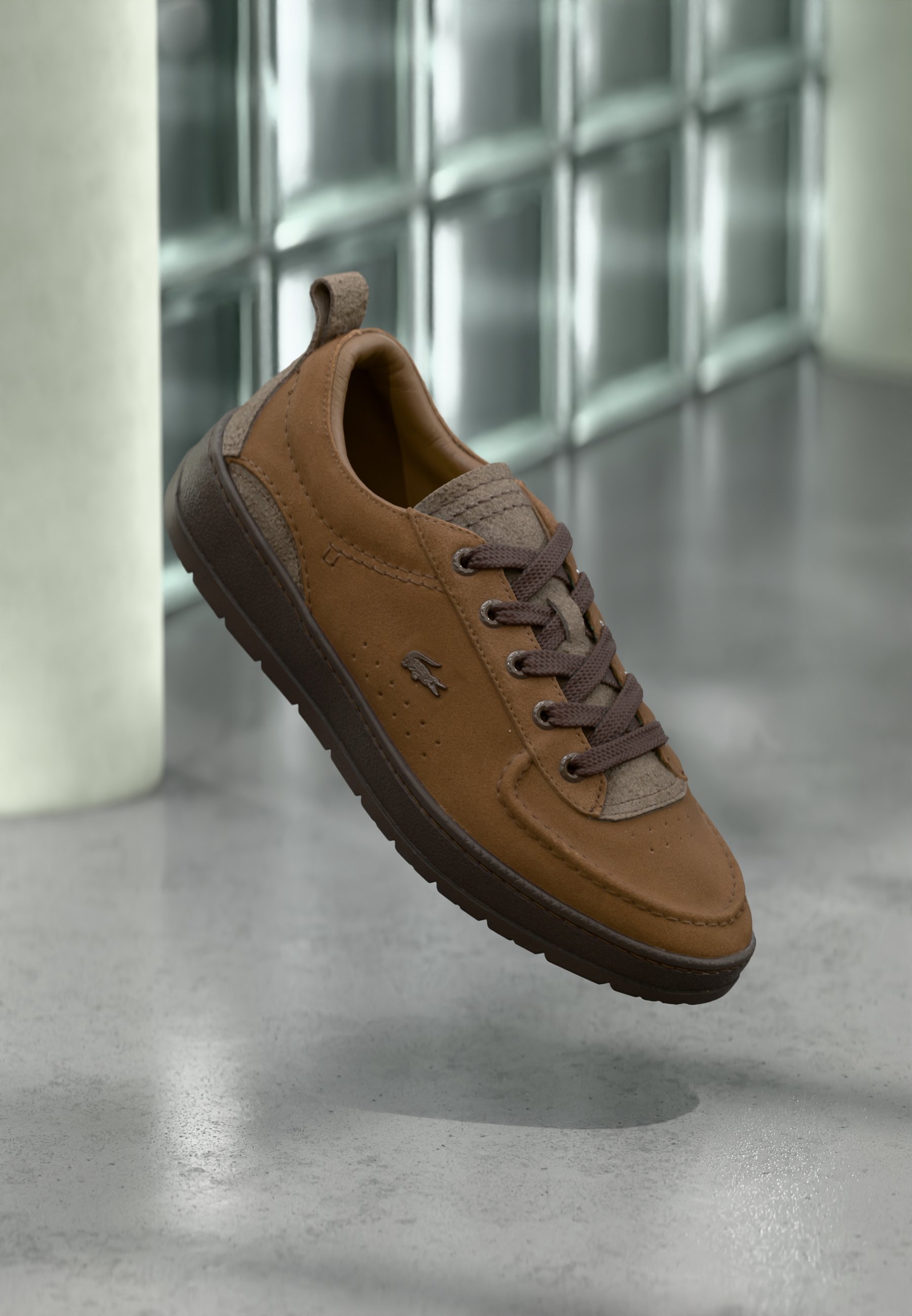 Lacoste UMPIRE 126 - Trainers - dark brown/brown - Zalando.co.uk