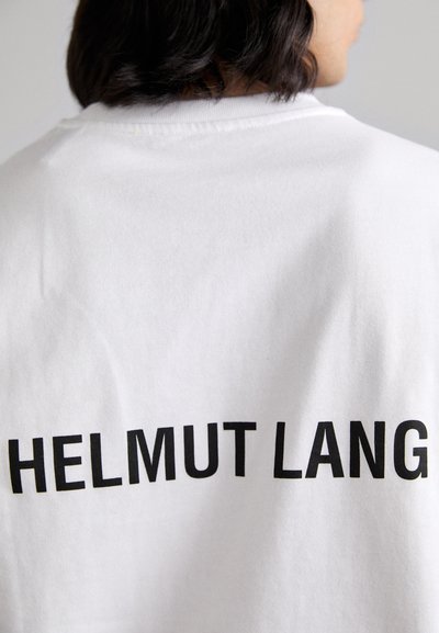 Helmut Lang LOGO TEE - Camiseta estampada - white