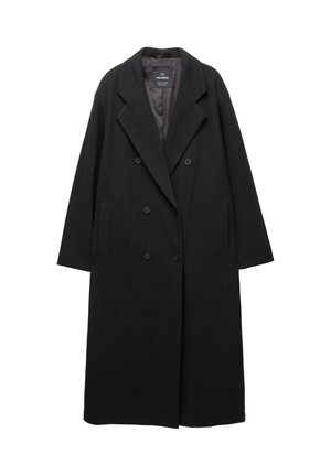 LONG SOFT - Klasický kabát - black
