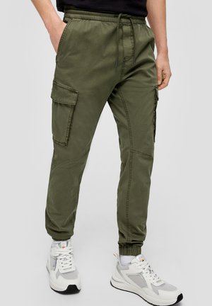 Cargo trousers - olivgrün