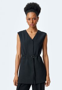 LONG SLEEVELESS - Liivi - black