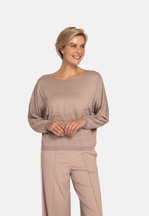 LUNI - Strickpullover - taupe