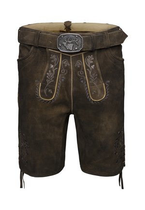 GREIF - Lederhose - nvulkan-st grau