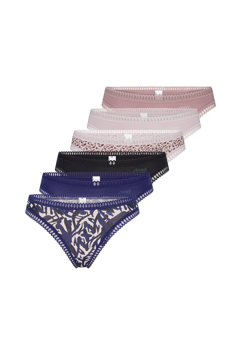 Culotte Sloggi ZERO Feel 2.0 Taille Haute - Bleu Marine, Respirante, Technologie Activated Silk