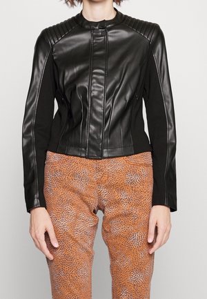 Giacca in similpelle - black