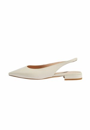 VIVIANA - Bailarinas con tira trasera - cream calf