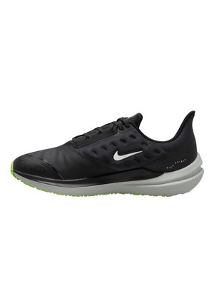 WINFLO SHIELD - Zapatillas de running neutras - black white dk smoke grey volt