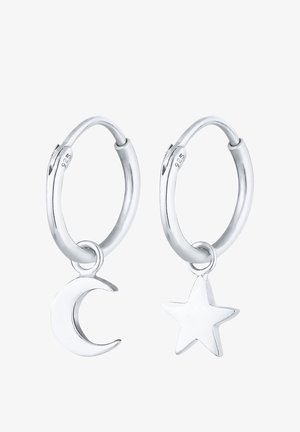 Elli, STAR MOON ASTRO LOOK - Earrings - silver-coloured