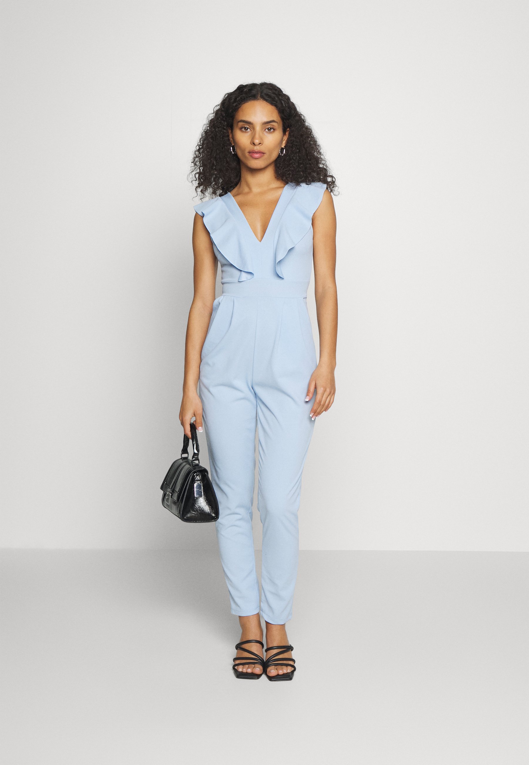 WAL G PETITE FRILL V NECK - Jumpsuit 