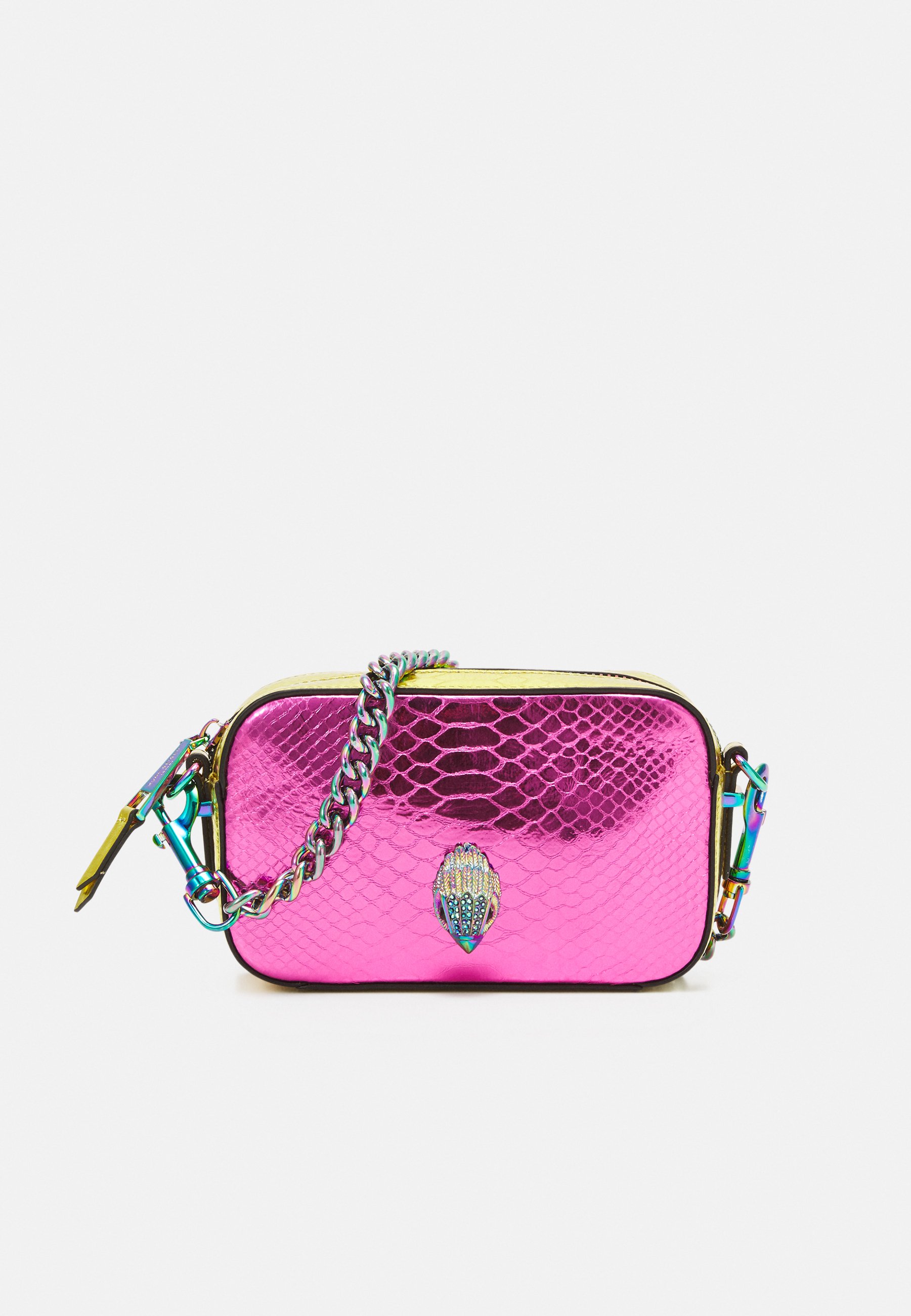 Kurt Geiger London KENSINGTON SM CAMERA BAG - Schoudertas -  fushia/donkerroze - Zalando.nl