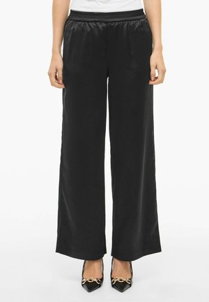 WIDE SONJE  - Pantalon classique - black beauty