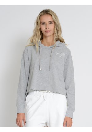 Kapuzenpullover - grey melange