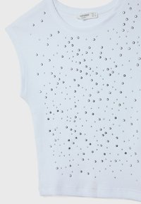 Stradivarius STUDDED WITH SLEEVES - Top - white