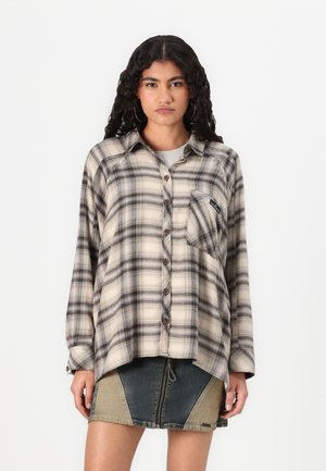 BRENDON PLAID - Bluza s gumbima - khaki