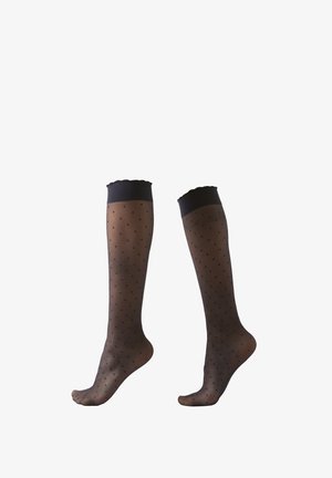 PATTERNED - Calcetines hasta la rodilla - Blue