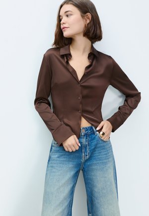 Overhemdblouse - brown