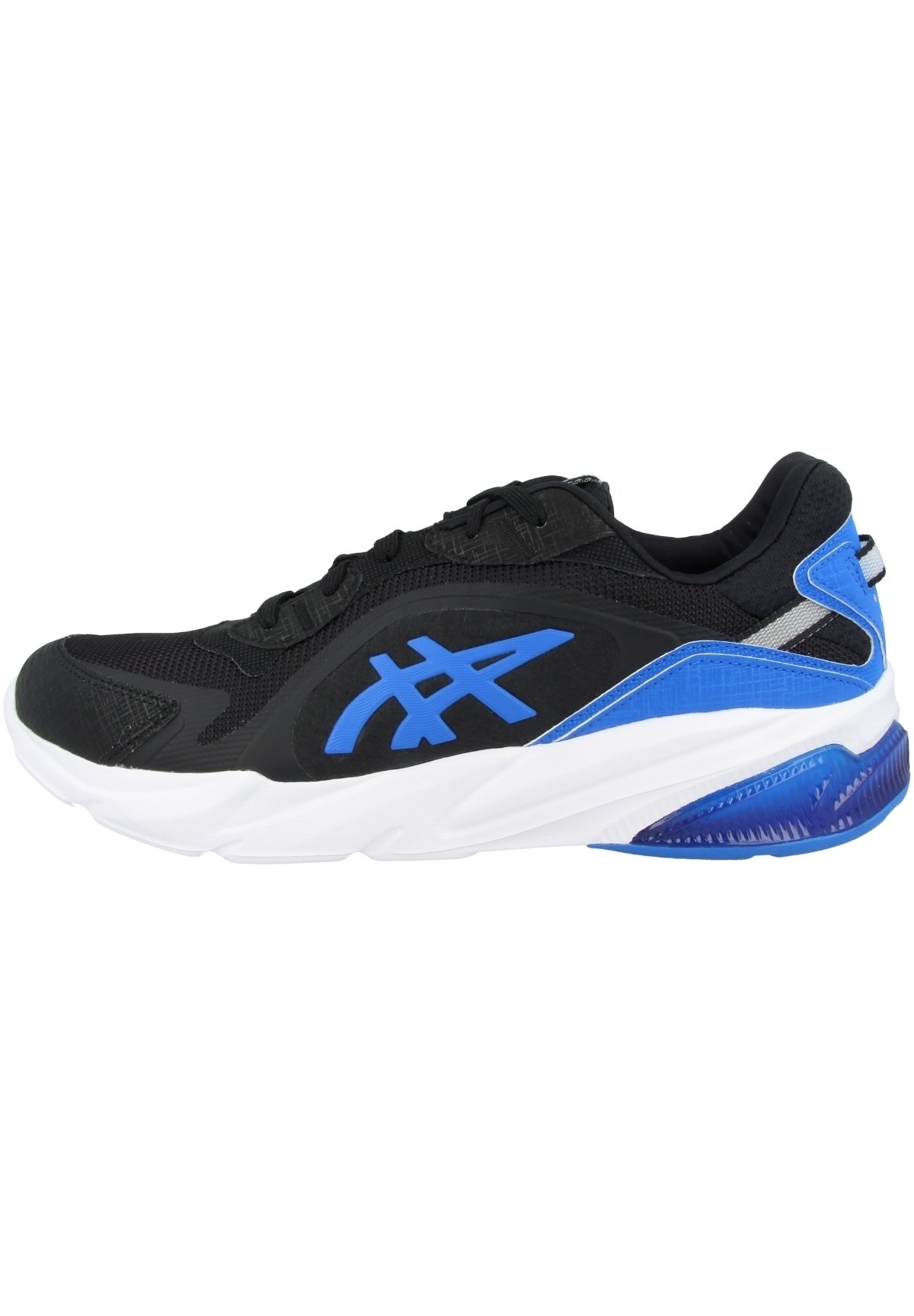 ASICS GEL-MIQRUM - Hardloopschoenen neutraal - black electric blue/zwart -  Zalando.nl